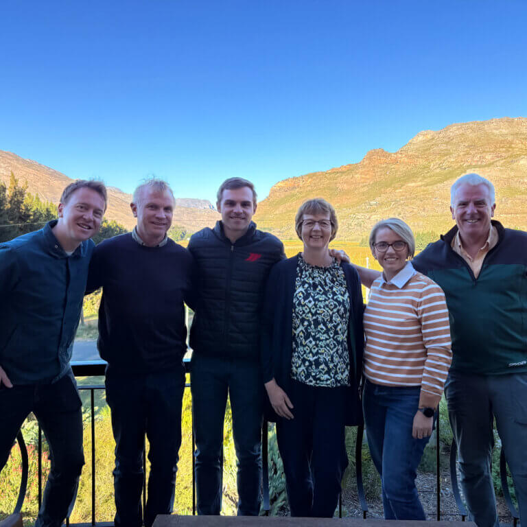 Janette-Adrian-Dan-and-the-Bergsig-Estate-Team